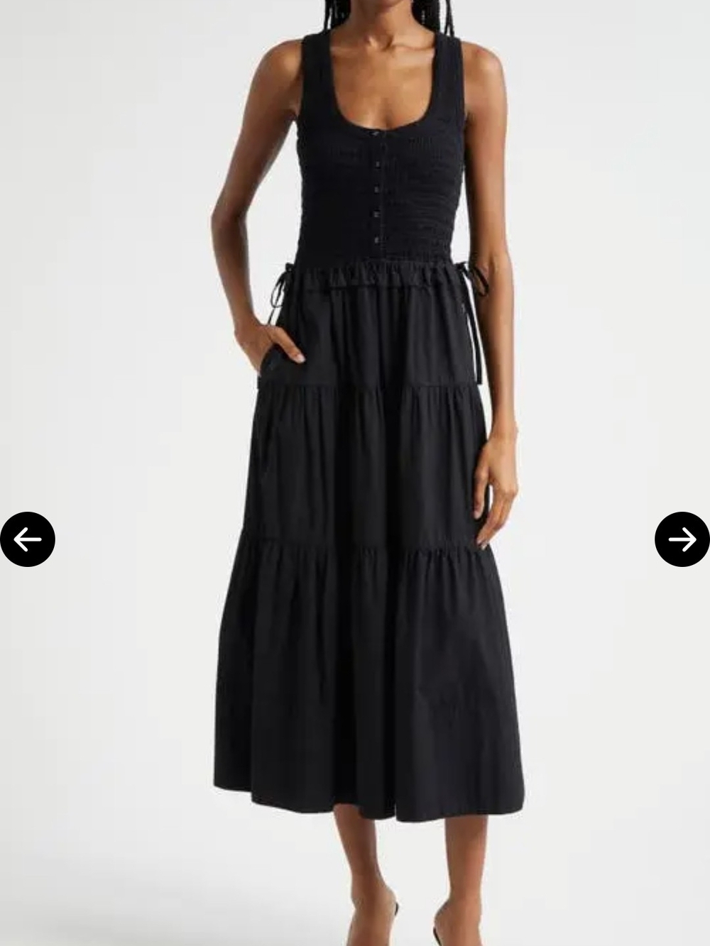 cinq a sept Navy Blue Maxi Dress